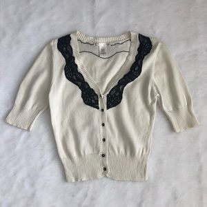 Charlotte Russe Lace Cardigan